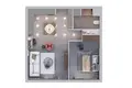 Wohnung 1 zimmer 64 m² Gazimagusa Belediyesi, Nordzypern