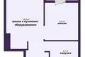 1 room apartment 36 m² Minsk, Belarus