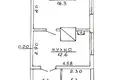 Appartement 1 chambre 42 m² Nieharelski sielski Saviet, Bélarus