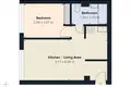 Appartement 2 chambres 38 m² Varsovie, Pologne