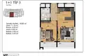 Appartement 2 chambres 60 m² Mezitli, Turquie