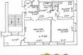 Квартира 2 комнаты 60 м² Слоним, Беларусь