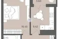 Wohnung 1 zimmer 42 m² Rauschen, Russland
