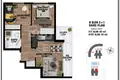 Квартира 2 комнаты 45 м² Аксу, Турция