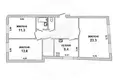Mieszkanie 3 pokoi 78 m² Brześć, Białoruś