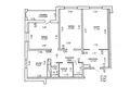 Квартира 3 комнаты 78 м² Минск, Беларусь