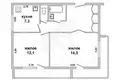 Mieszkanie 2 pokoi 48 m² Brześć, Białoruś