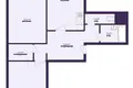 Mieszkanie 2 pokoi 68 m² Mińsk, Białoruś