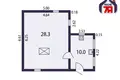 Maison 38 m² Dziamidavicki sielski Saviet, Bélarus