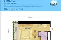 Studio 1 Schlafzimmer 41 m² Sangkat Boeng Keng Kang Ti Muoy, Kambodscha