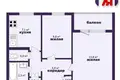 2 room apartment 42 m² Minsk, Belarus