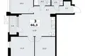 Квартира 3 комнаты 66 м² район Коммунарка, Россия