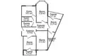 Appartement 4 chambres 107 m² Minsk, Bélarus