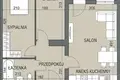 3 room apartment 37 m² Warsaw, Poland