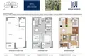 2 room apartment 48 m² Minsk, Belarus
