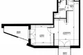 2 room apartment 34 m² in Warsaw, Poland