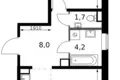 Wohnung 2 zimmer 51 m² Leninsky District, Russland