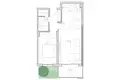 Квартира 1 комната 48 м² Boreti, Черногория