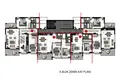 1 bedroom apartment 71 m² Muratpasa, Turkey