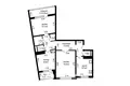 Wohnung 3 zimmer 71 m² Minsk, Belarus