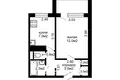 1 bedroom apartment 28 m² Minsk, Belarus