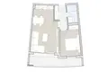Квартира 1 комната 54 м² Boreti, Черногория