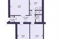 Квартира 3 комнаты 82 м² Минск, Беларусь