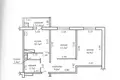 2 room apartment 55 m² Dzyarzhynsk, Belarus