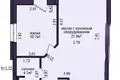 2 room apartment 41 m² Minsk, Belarus