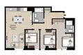 3 bedroom apartment 88 m² in London, United Kingdom
