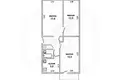Appartement 3 chambres 62 m² Brest, Bélarus