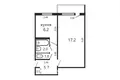 Wohnung 1 zimmer 33 m² Minsk, Belarus