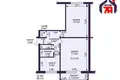 2 room apartment 48 m² Sluck, Belarus