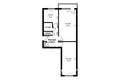 Квартира 2 комнаты 46 м² Минск, Беларусь
