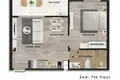 Apartamento 1 habitación 46 m² Sakhu, Tailandia
