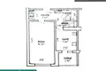 1 room apartment 35 m² in Minsk, Belarus