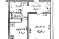 Apartamento 1 habitación 36 m² Minsk, Belarús