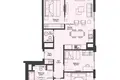 Wohnung 3 Schlafzimmer 112 m² Budva, Montenegro
