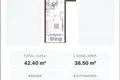 Студия 1 комната 42 м² Golem, Албания