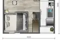 Appartement 1 chambre 21 m² Sakhu, Thaïlande