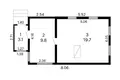 Haus 2 zimmer 33 m² Bialarucki sielski Saviet, Belarus