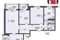 4 room apartment 68 m² Salihorsk, Belarus