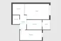 Wohnung 3 zimmer 45 m² Warschau, Polen