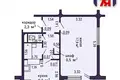 Apartamento 1 habitación 37 m² Hatava, Belarús