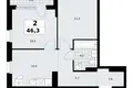 Квартира 2 комнаты 46 м² район Коммунарка, Россия