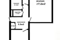 Wohnung 2 zimmer 44 m² Minsk, Belarus