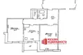 Mieszkanie 2 pokoi 55 m² Grodno, Białoruś
