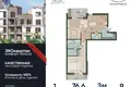 Wohnung 1 zimmer 77 m² Kaliningrad, Russland