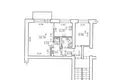 2 room apartment 38 m² Panevėžys, Lithuania