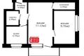 Квартира 2 комнаты 43 м² Минск, Беларусь